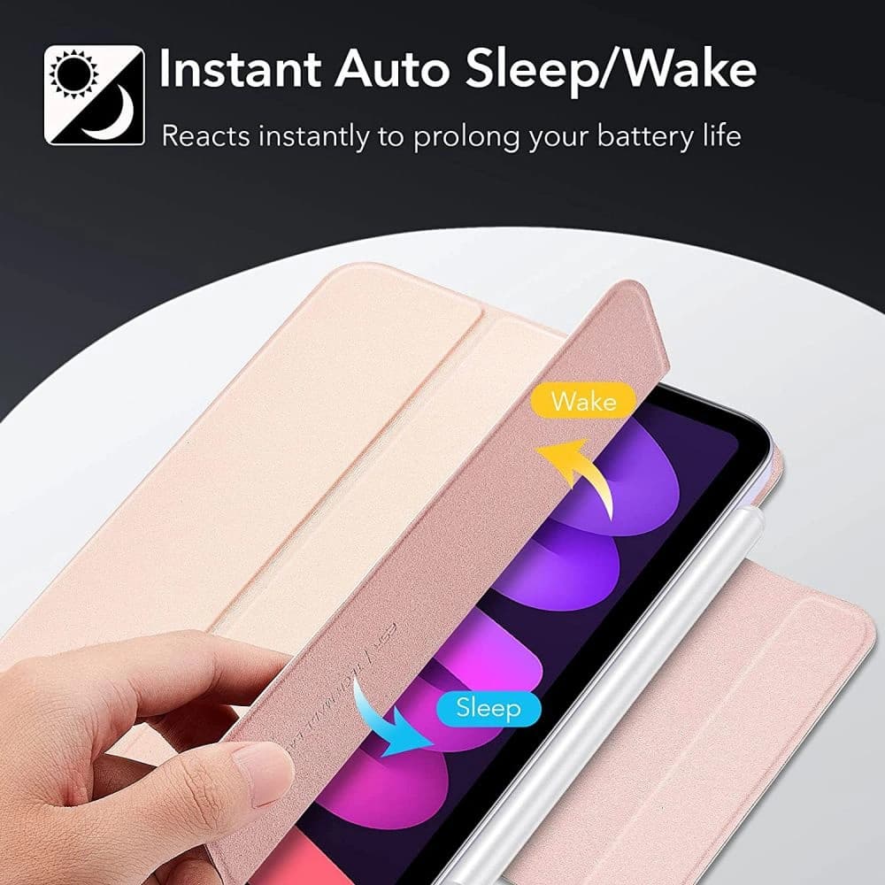 Etui ESR Rebound Magnetic Apple iPad mini 2021 (6. generație) / iPad mini 8.3" 2024 7gen Rose Gold - 7