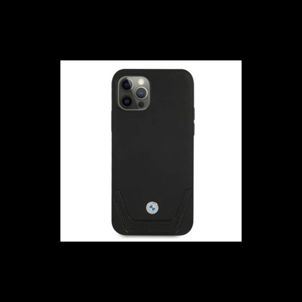 BMW BMHCP12MRSWPK Apple iPhone 12/12 Pro black hardcase Leather Perforate - 3