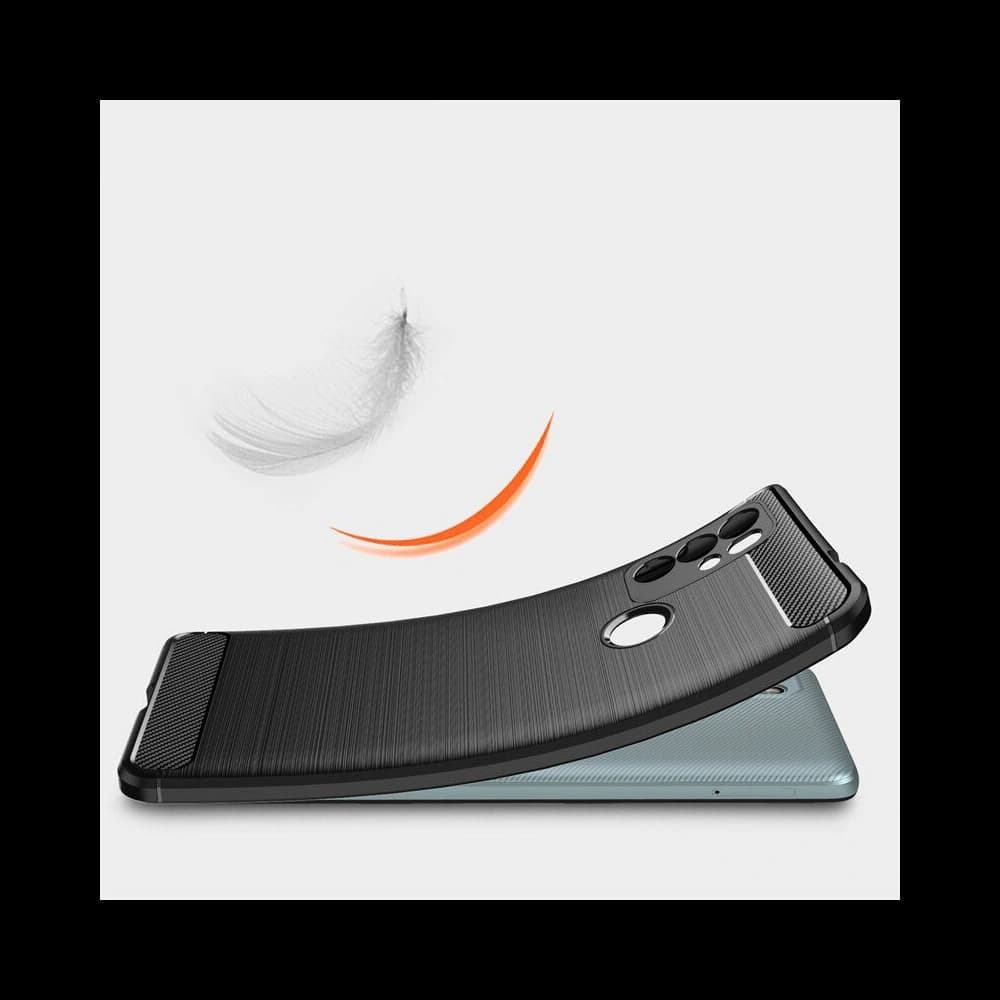 Etui Tech-Protect TPUCarbon Motorola Moto G60s Fekete - 2