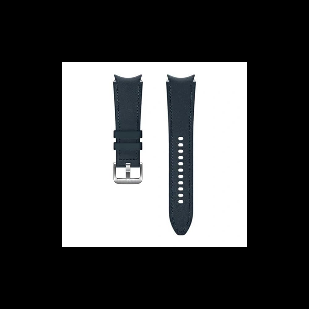 Samsung Galaxy Watch4 20mm ET-SHR89LNEGEU Hybrid Leather Band M/L navy - 1