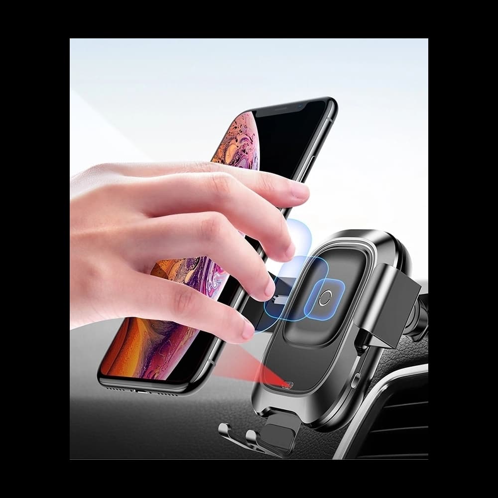 Upevnění do auta s indukční nabíječkou Baseus Intelligent Auto Lock Dashboard - 4