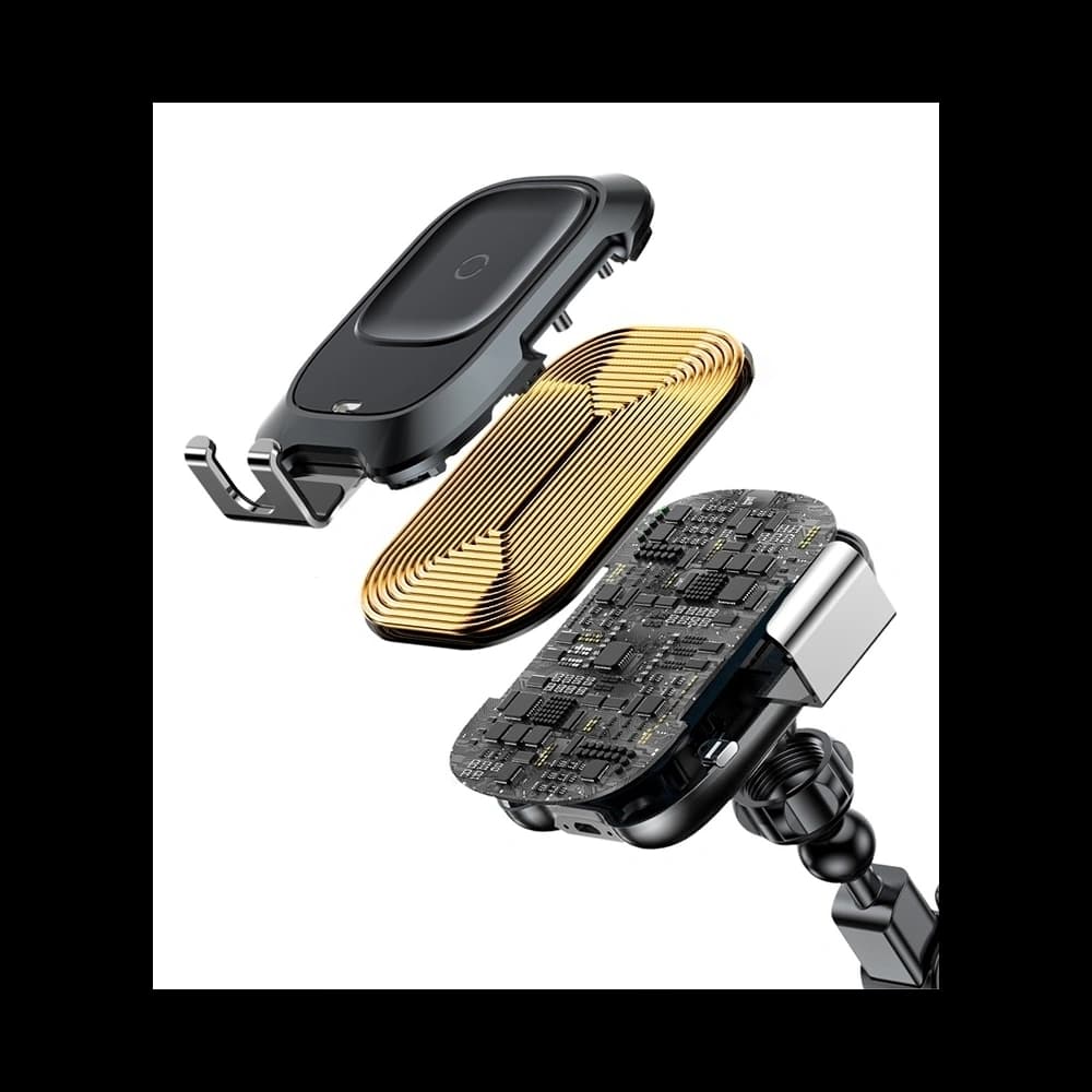 Upevnění do auta s indukční nabíječkou Baseus Intelligent Auto Lock Dashboard - 9
