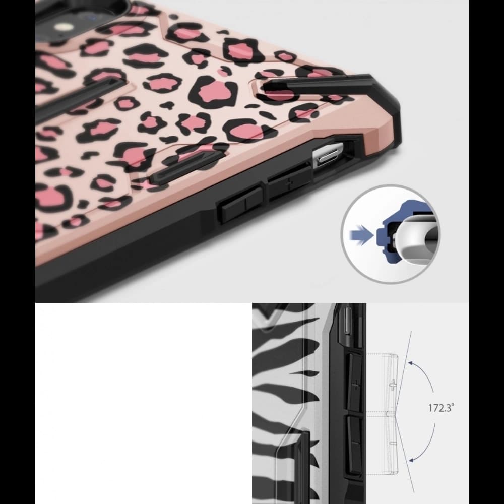 Case Ringke Dual-X Design iPhone XS Max 6.5 Camo (Moro) Schwarz - 3