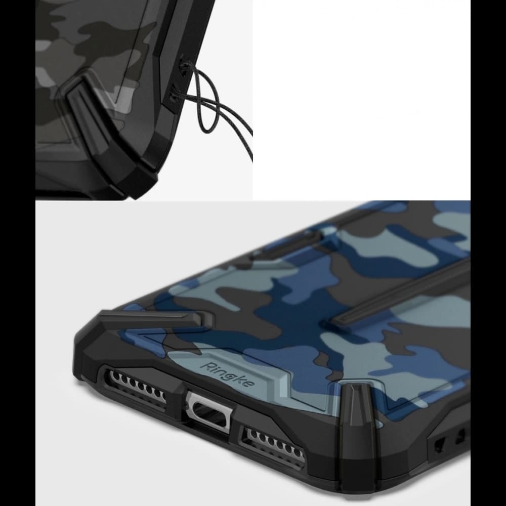 Etui Ringke Dual-X Design iPhone XR 6.1 Camo (Moro) Black - 4