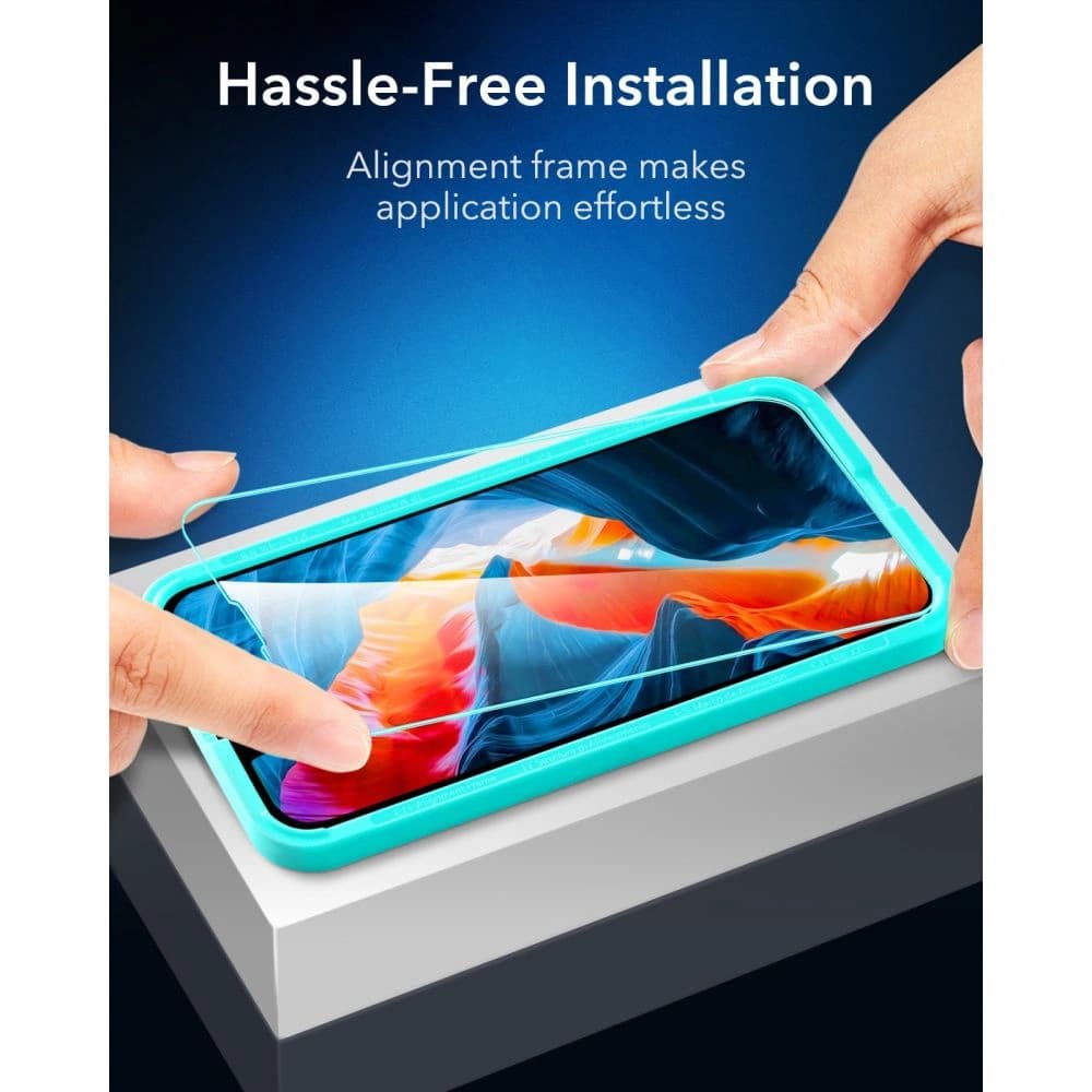 Sticlă temperată ESR Screen Shield Apple iPhone 16e / 14 / 13 / 13 Pro Clear [2 PACK] - 5