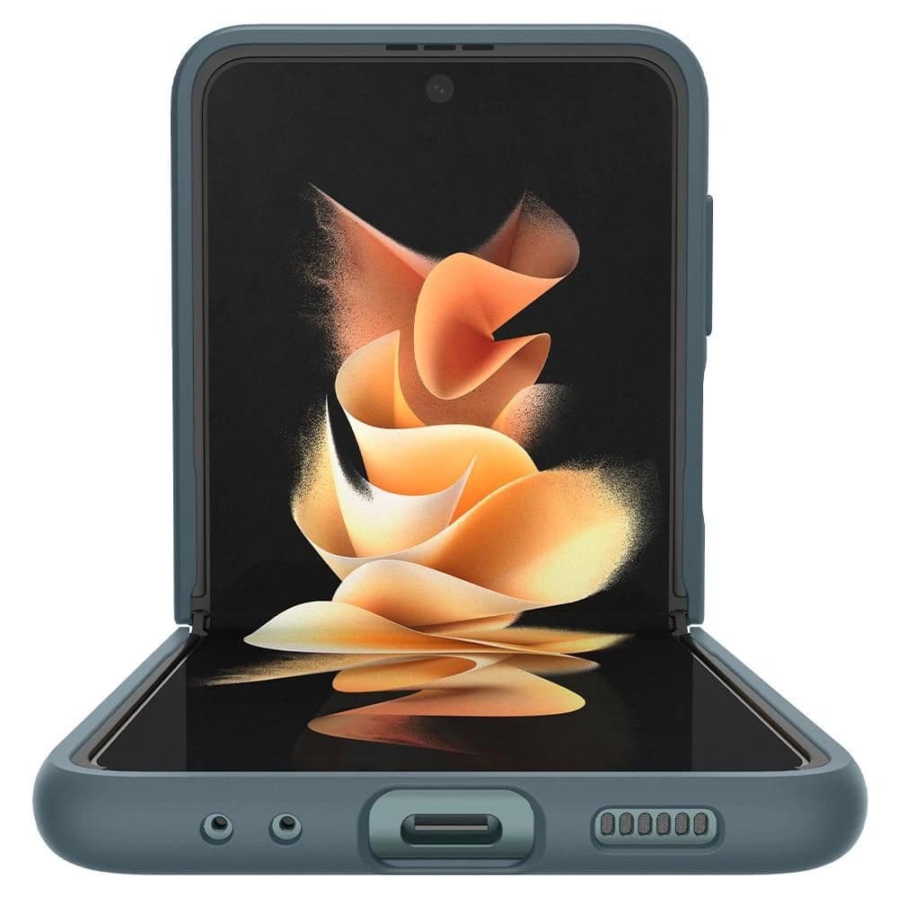Case Spigen Thin Fit Samsung Galaxy Z Flip 3 Glänzend Grün - 4