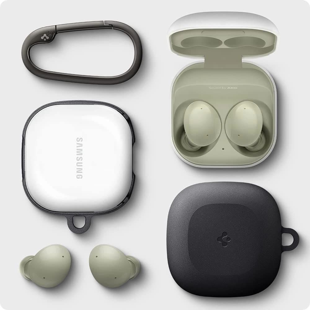 Etui Spigen Geo Fit Samsung Galaxy Buds 2/Live/Pro Grafit Gri - 10