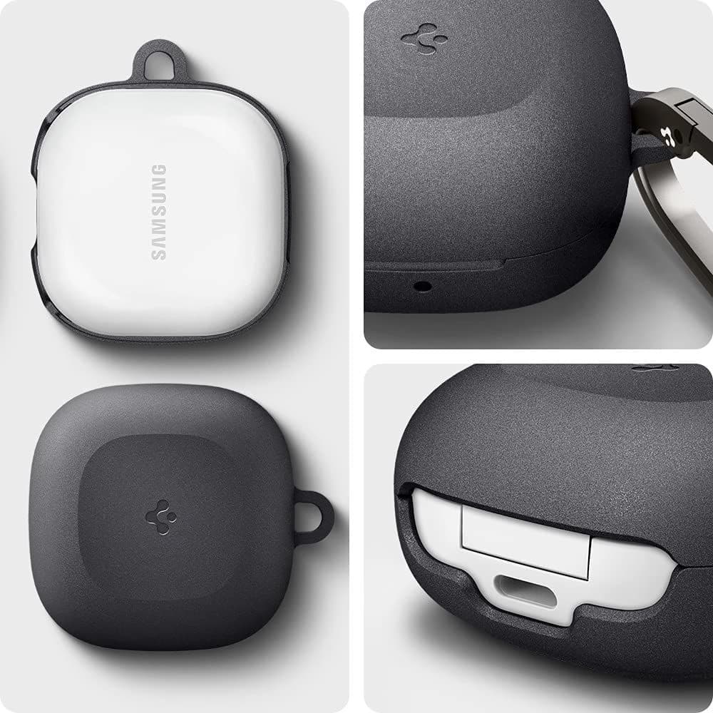 Etui Spigen Geo Fit Samsung Galaxy Buds 2/Live/Pro Grafit Gri - 12