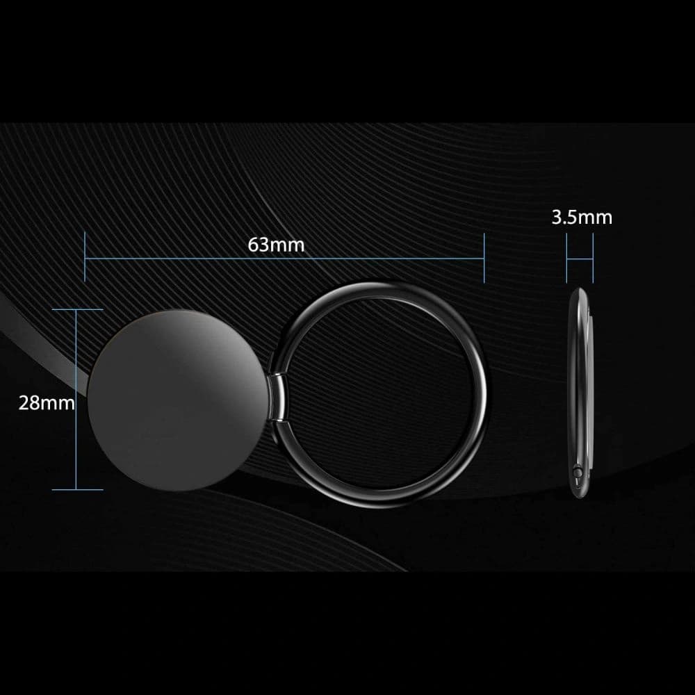 Fingerhalter Tech-Protect Magnetischer Telefonring Schwarz - 3
