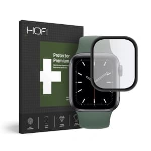Hibrid üveg Hofi Hybrid Glass Apple Watch 44mm Fekete