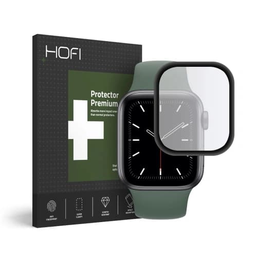 Szkło hybrydowe Hofi Hybrid Glass Apple Watch 44mm Black