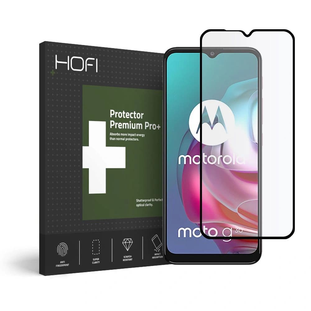 Sticlă securizată Hofi Glass Pro+ Motorola Moto G10/G30 Negru - 1