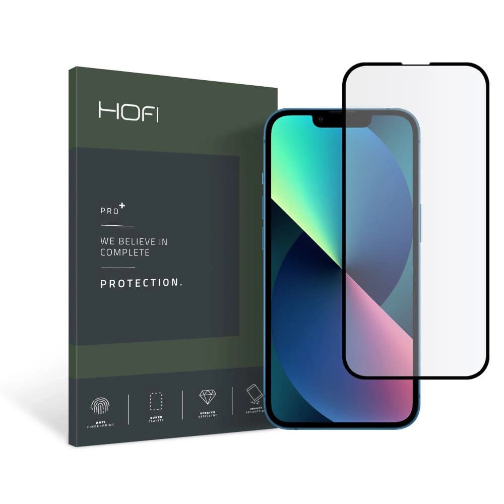 Gehärtetes Glas Hofi Glass Pro+ Apple iPhone 13 Pro Max Schwarz - 1