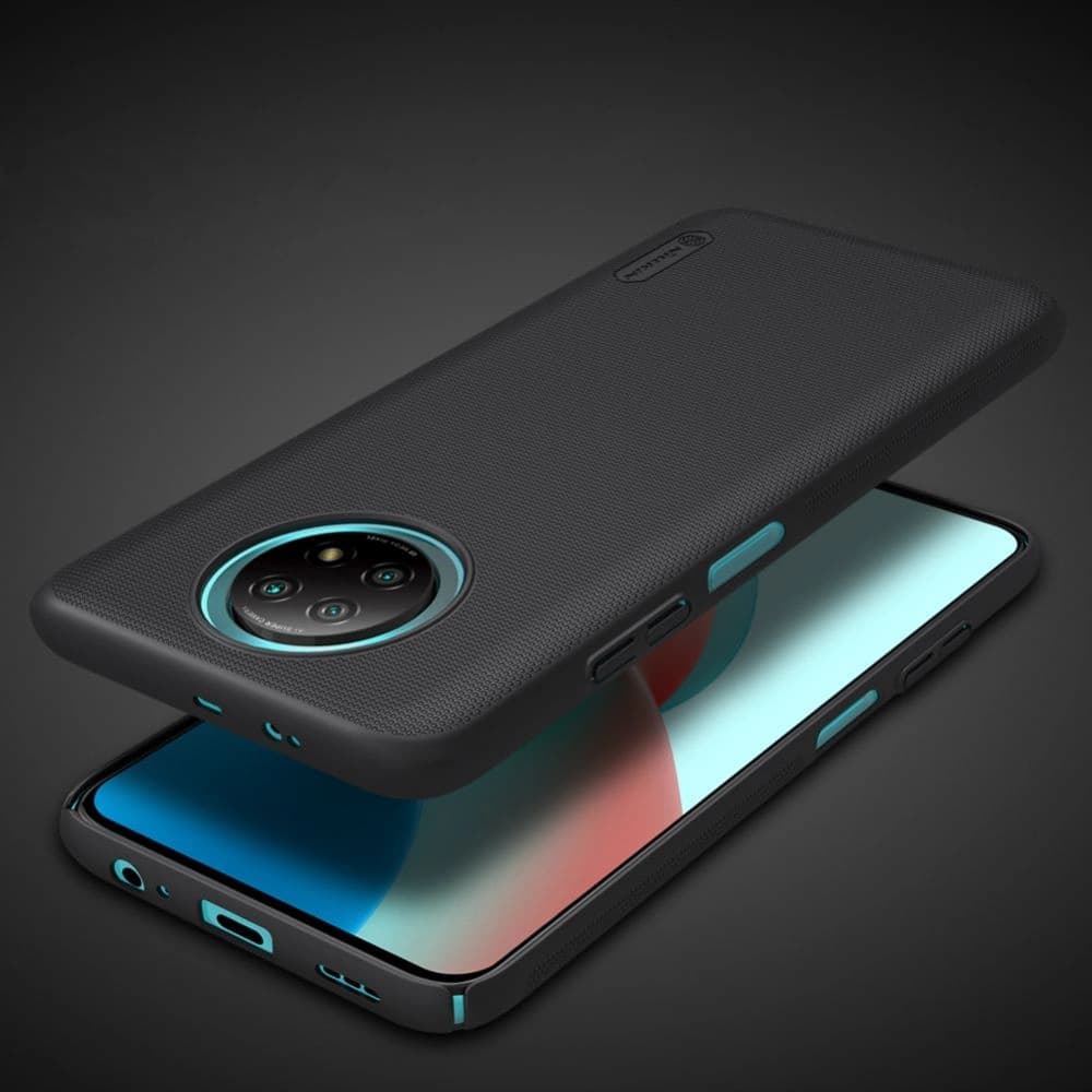 Etui Nillkin Frosted Shield Redmi Note 9T 5G Černé - 7
