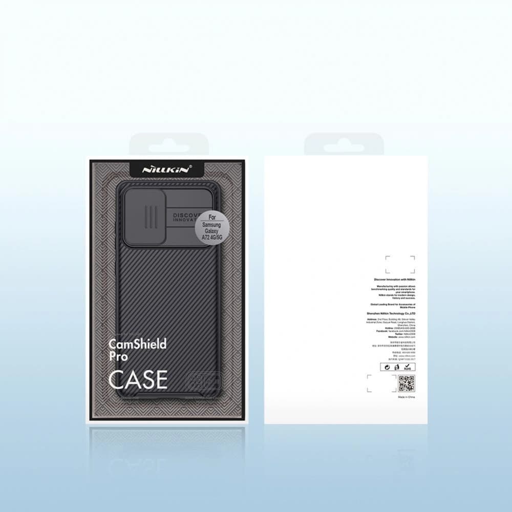 Case Nillkin CamShield Pro Samsung Galaxy A72 Schwarz - 8