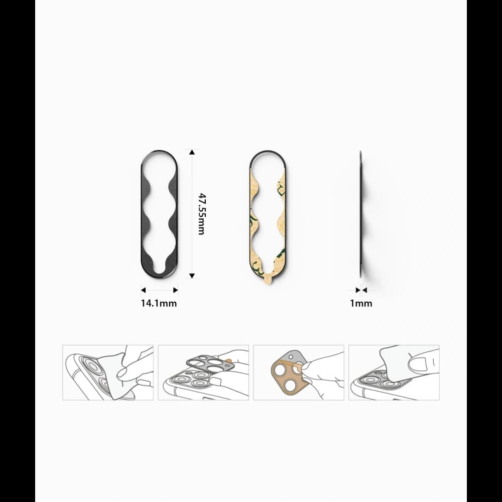 Nakládka Ringke Camera Styling Samsung Galaxy Z Fold 3 černá - 9