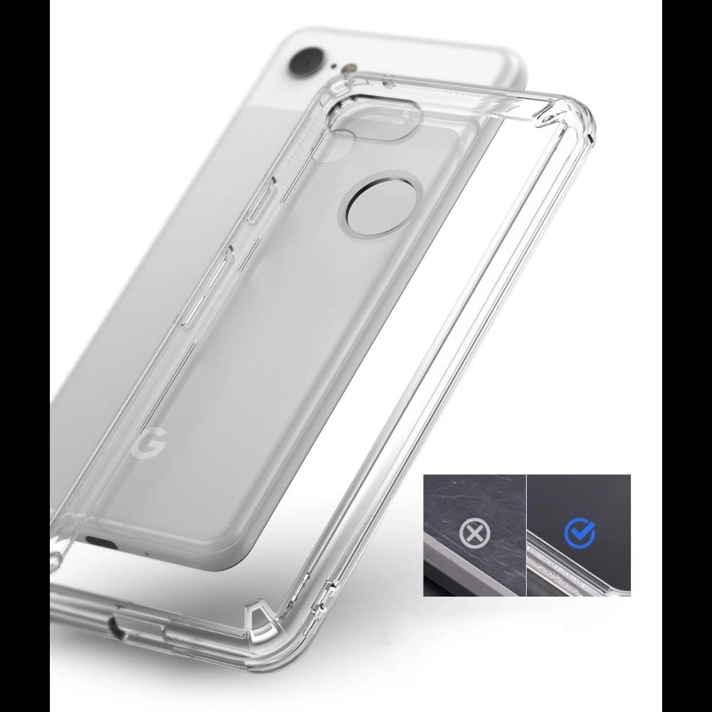 Case Ringke Fusion Google Pixel 3 Clear - 6