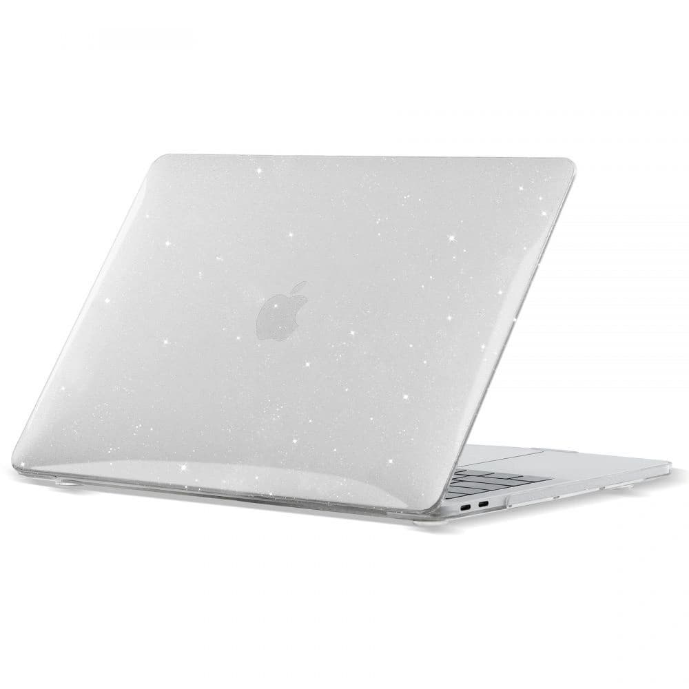 Etui Tech-Protect Smartshell Apple MacBook Air 13 2018-2020 Glitter Clear - 1