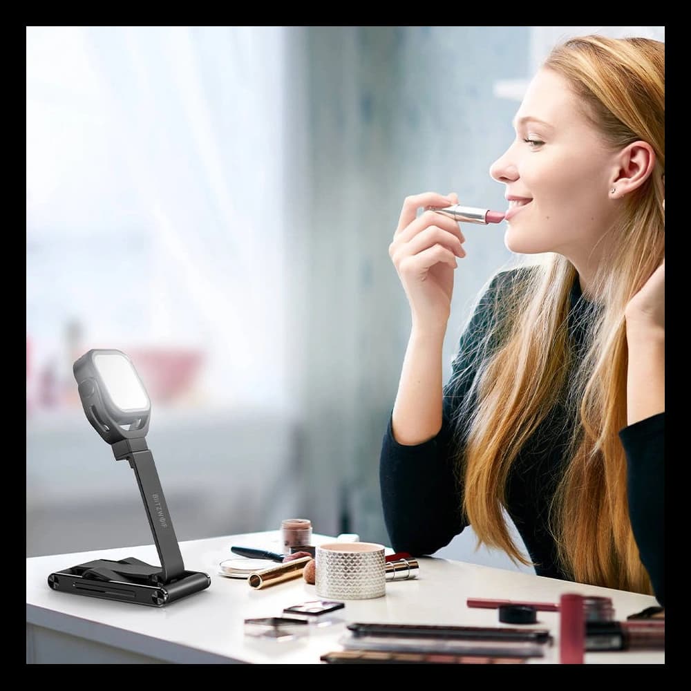 Blitzwolf BW-TS6 asztali állvány / tripod telefonhoz, LED lámpával - 5