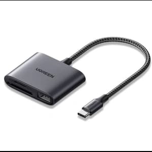 Karten- und USB-Leser, UGREEN CM387, USB-C (schwarz)