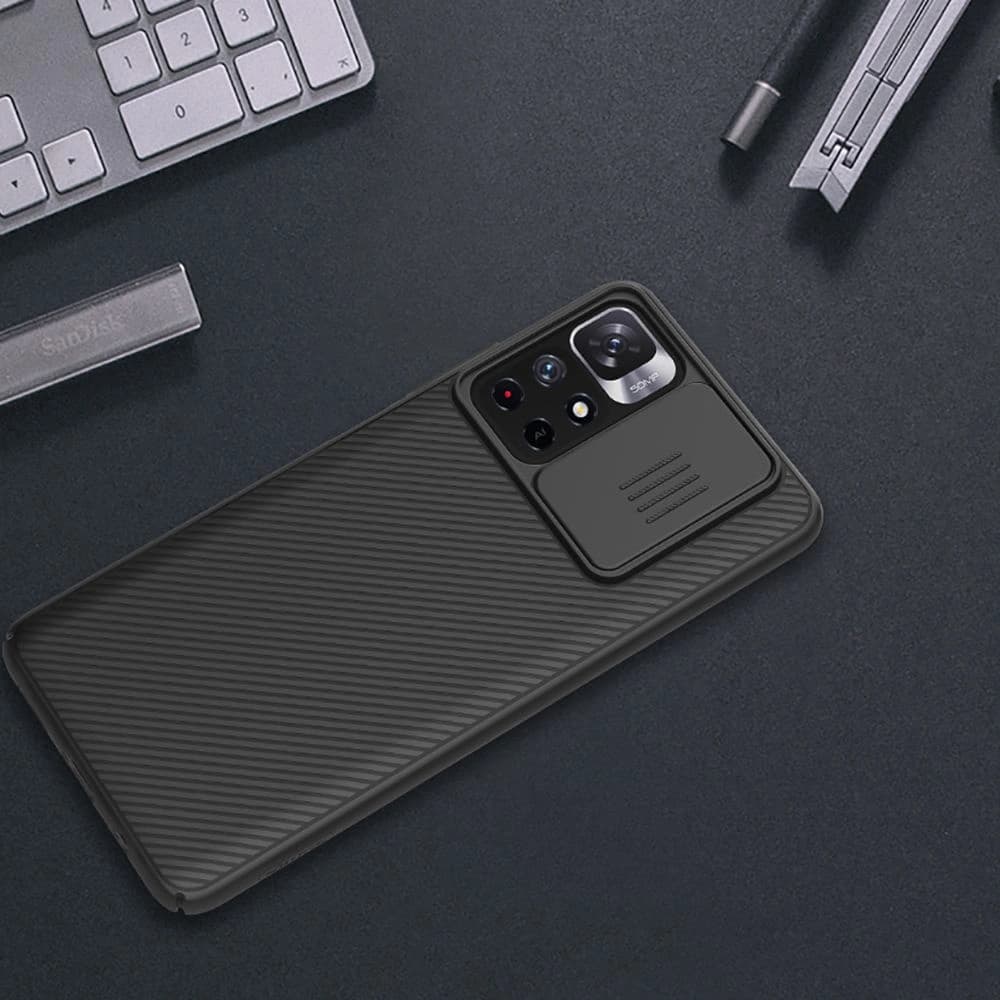 Etui Nillkin Camshield Redmi Note 11S 5G/POCO M4 Pro 5G Negru - 7