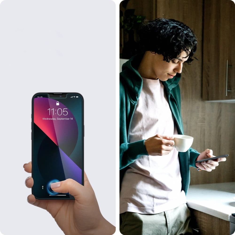 Sticlă securizată Spigen GLAS.tR ez Fit Apple iPhone 14/13/13 Pro [2 PACK] - 2