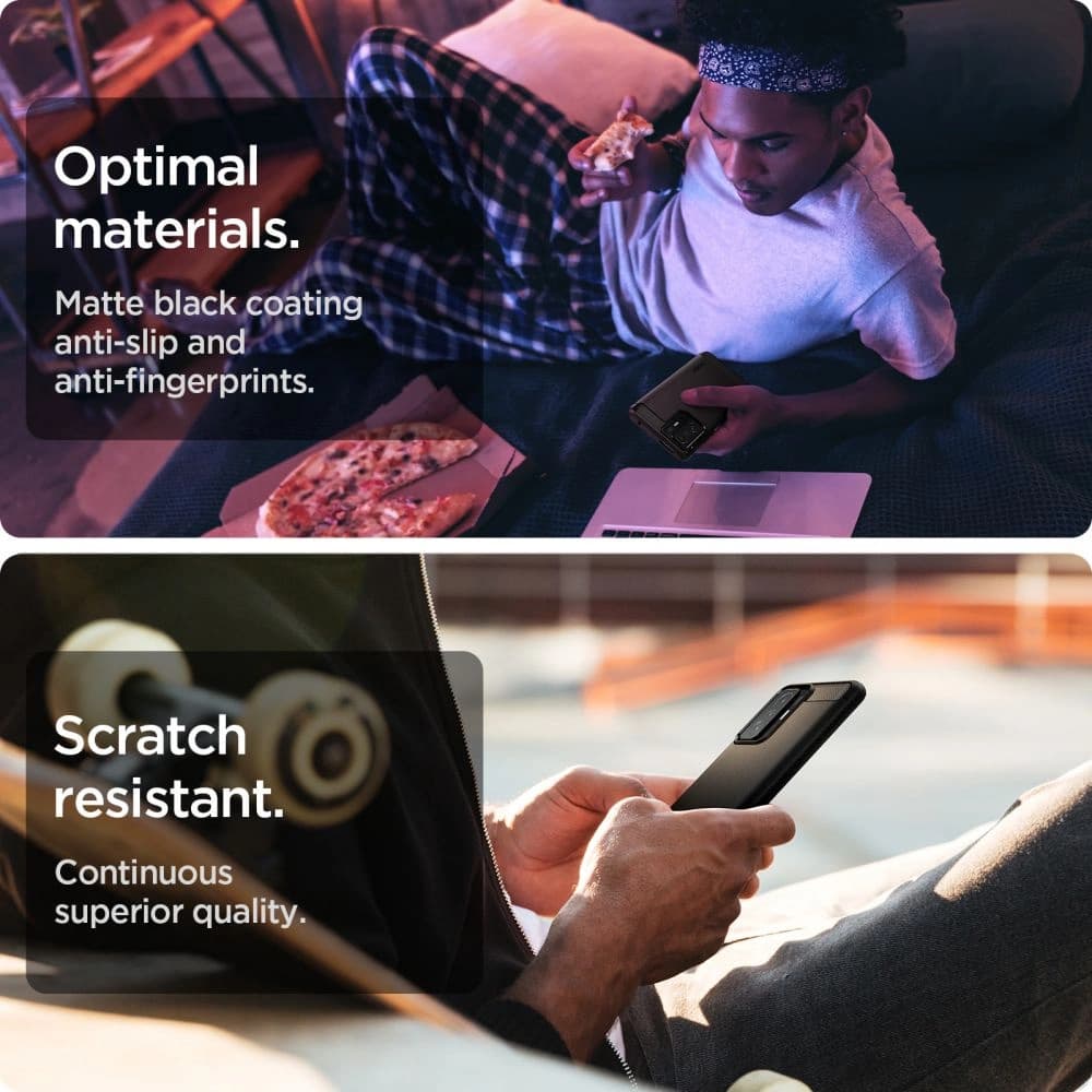 Etui Spigen Rugged Armor Xiaomi 11T/Pro matně černé - 7