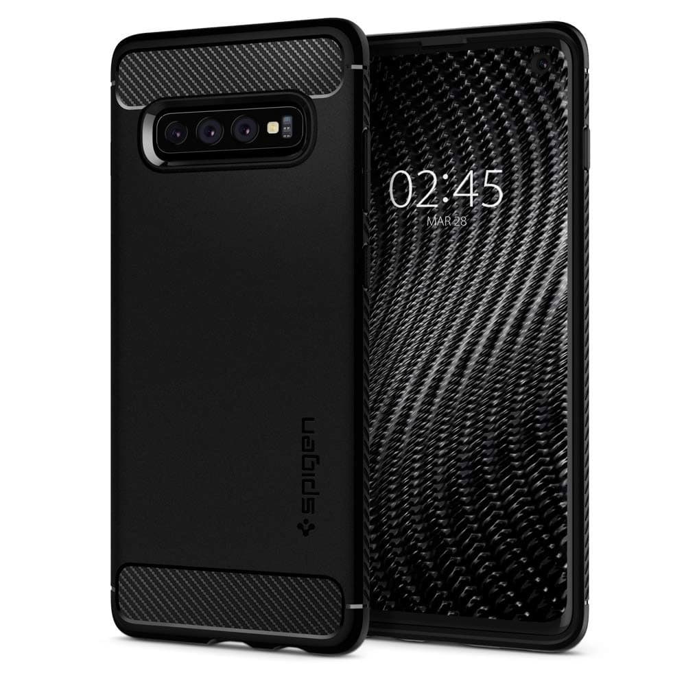 Etui Spigen Rugged Armor Samsung Galaxy S10 Matte Black - 1
