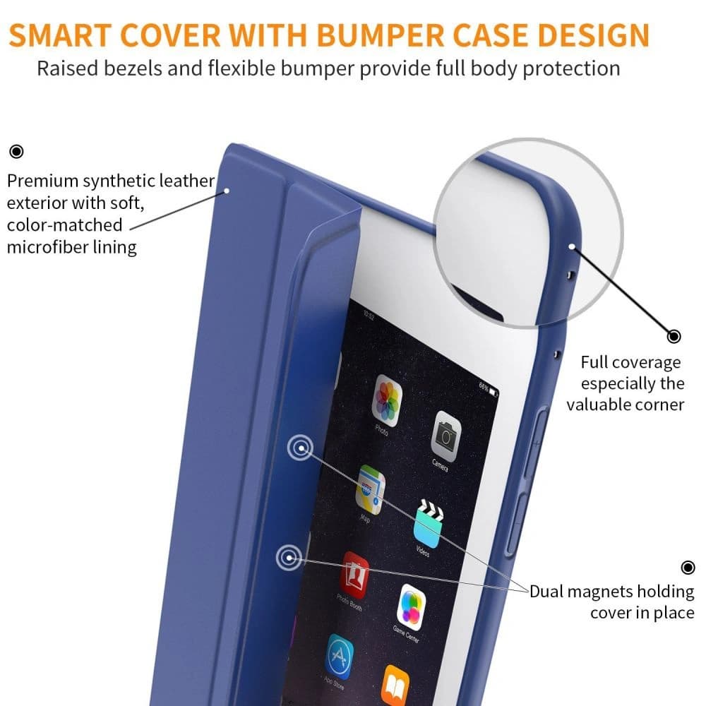 Tech-Protect Smartcase Apple iPad Air 9.7 2014 2 Gen Navy Blue - 5