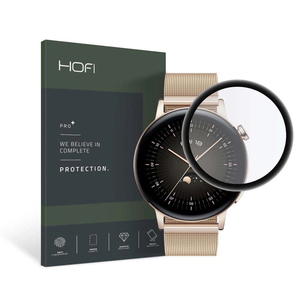 Hofi Hybridglas Hybrid Pro+ Huawei Watch GT 3 42mm Schwarz - 1