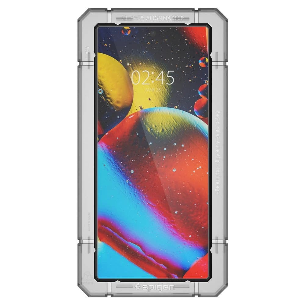 Tvrzené sklo Spigen GLAS.tR Slim AlignMaster Google Pixel 6 černé - 2