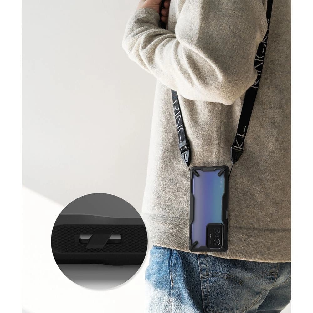 Etui Ringke Fusion-X Xiaomi 11T/Pro černé - 7