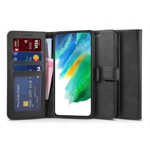Tech-Protect Wallet Samsung Galaxy S21 FE Black