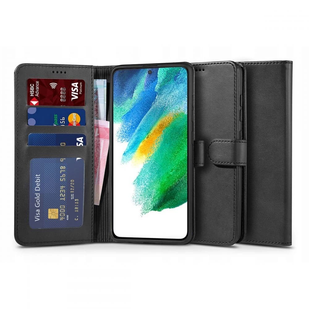 Tech-Protect Wallet Samsung Galaxy S21 FE Black - 1