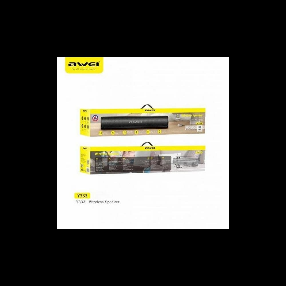 AWEI Bluetooth Soundbar Y333 schwarz/schwarz - 4