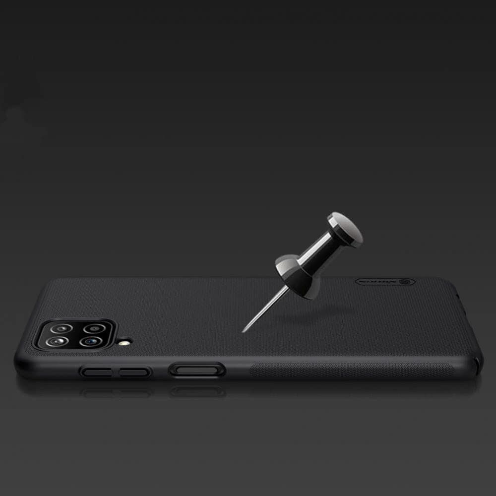 Nillkin Samsung Tasche Super Frosted Shield Galaxy A12 Schwarz - 4