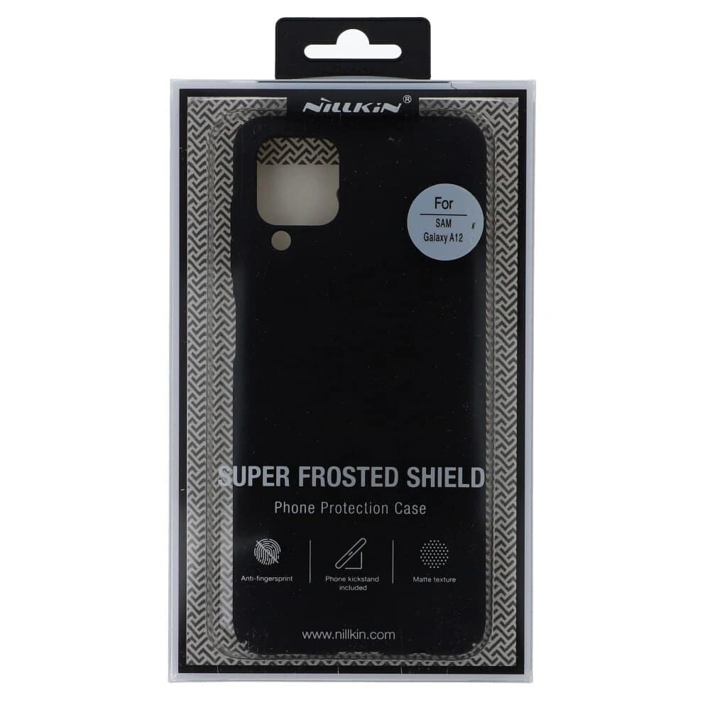 Nillkin Samsung Tasche Super Frosted Shield Galaxy A12 Schwarz - 9