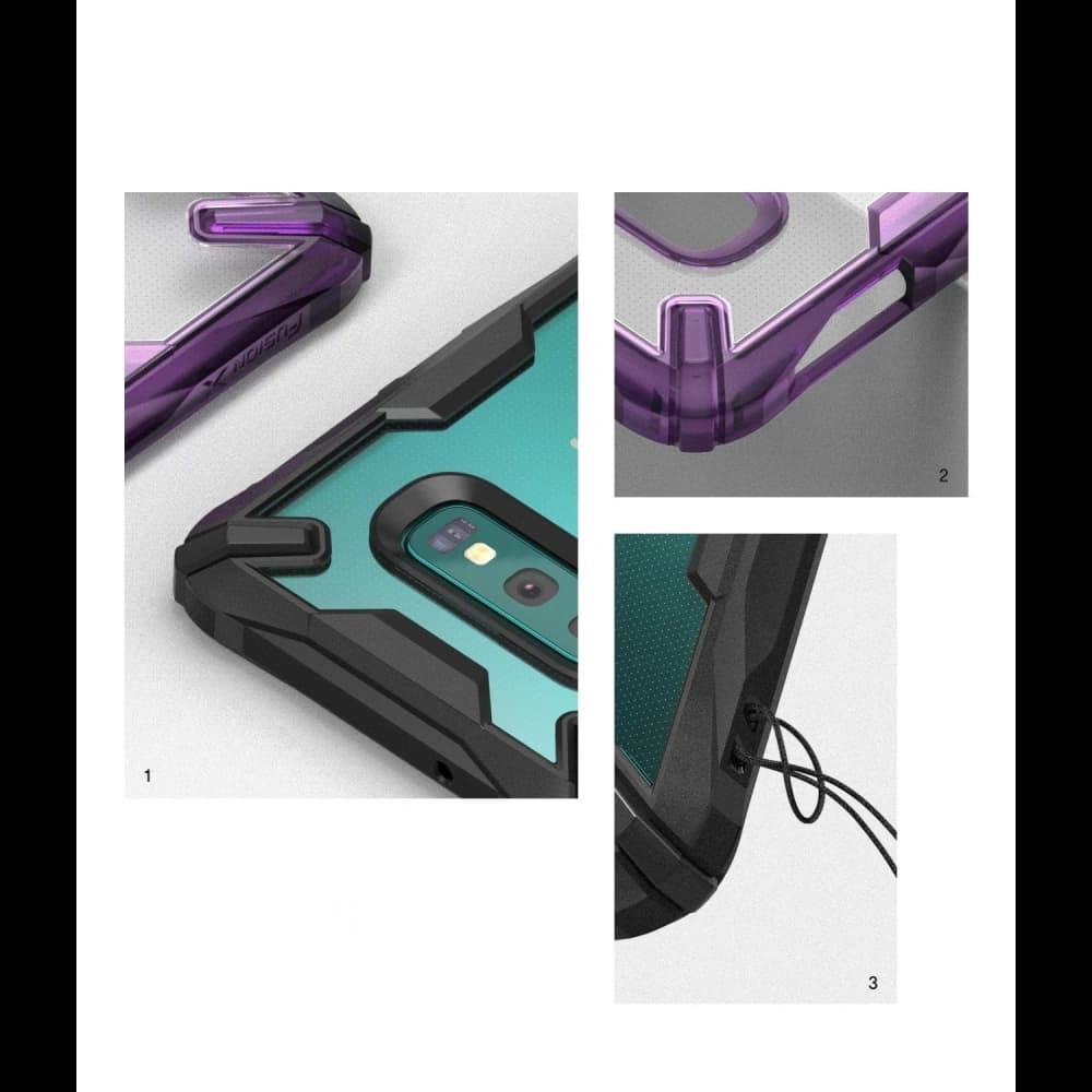 Case Ringke Fusion-X Samsung Galaxy S10e Schwarz - 3