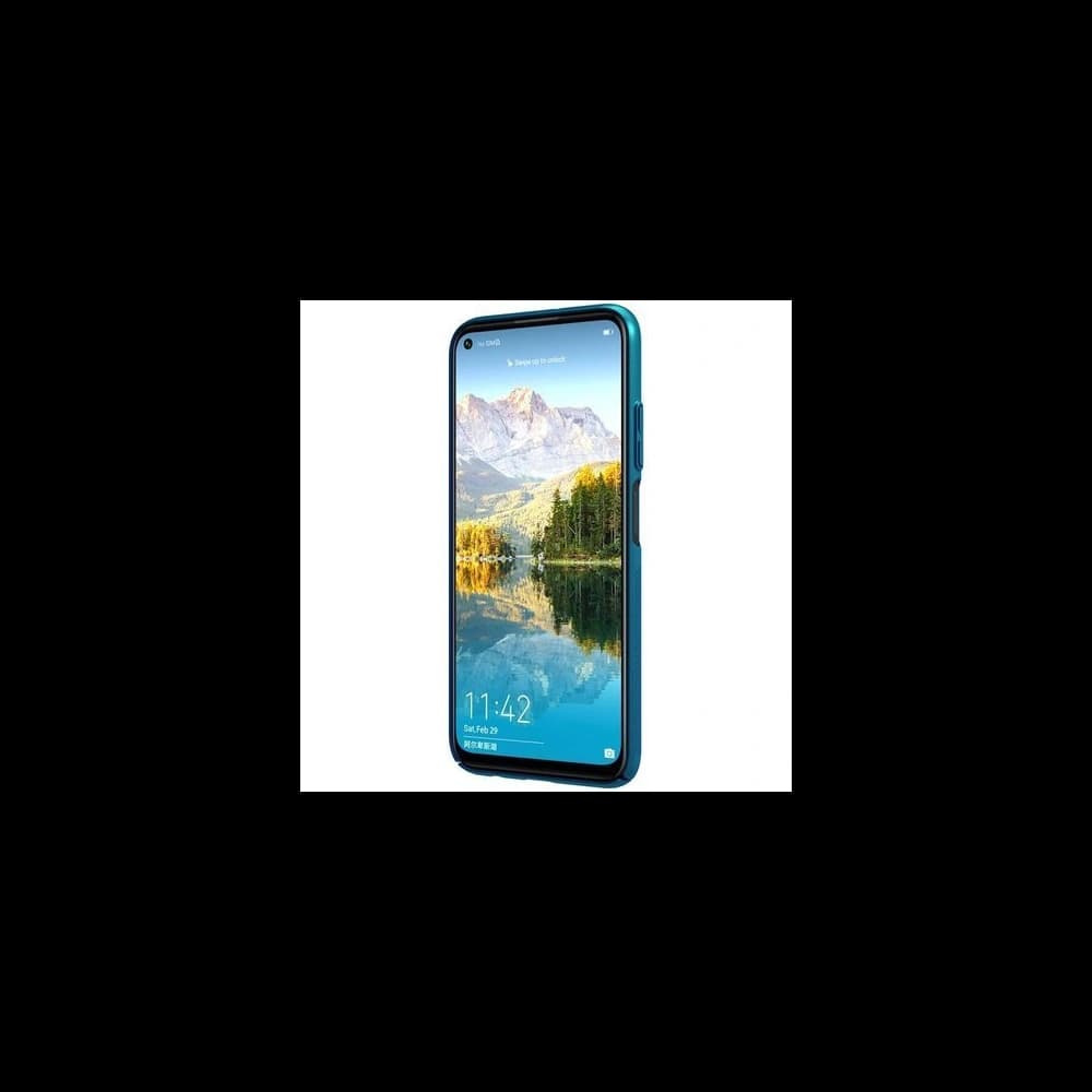 Nillkin Tasche Super Frosted Shield Huawei P40 Lite Pfau Blau - 3