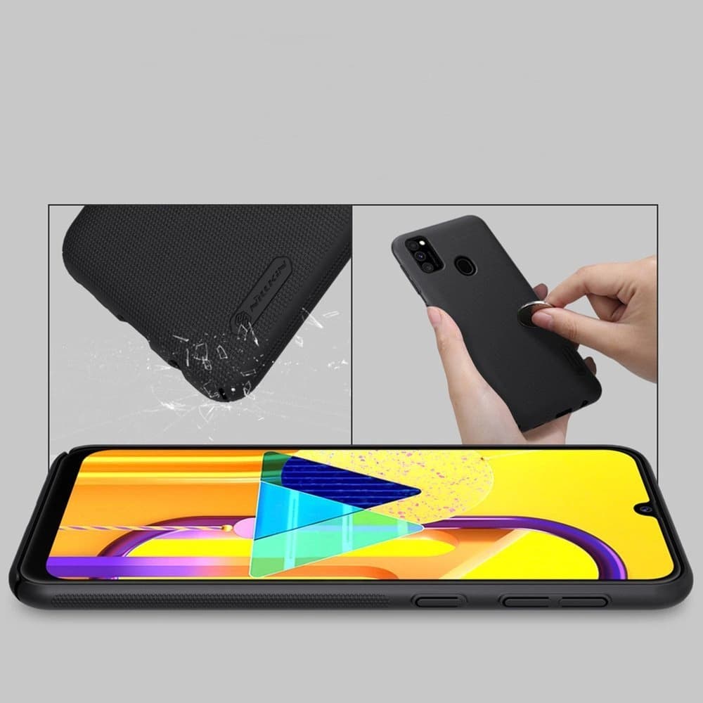 Nillkin Samsung Tasche Super Frosted Shield Galaxy M30s/M21 Schwarz - 3