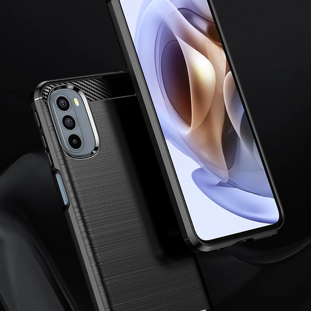 Tech-Protect Gehäuse TPUCarbon Motorola Moto G31/G41 Schwarz - 6