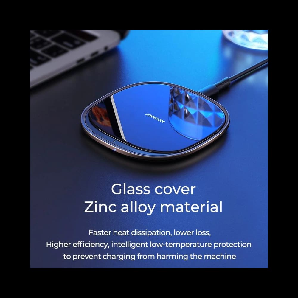 Joyroom JR-A23 Square Wireless Charger 15W White - 4