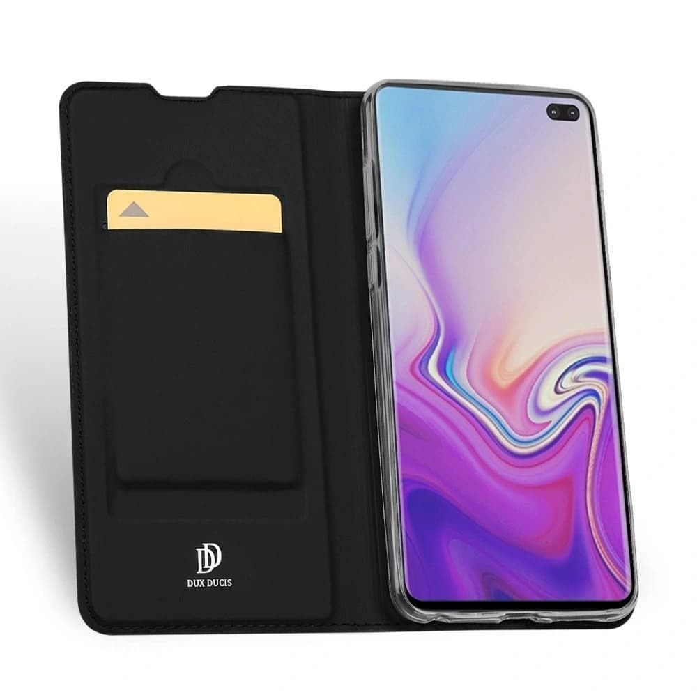 Etui DuxDucis SkinPro Samsung Galaxy S10 Plus Fekete - 1