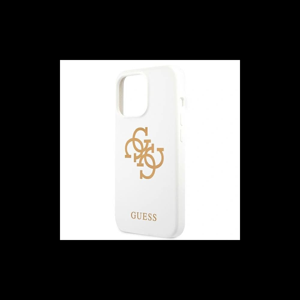 Guess GUHCP13XLS4GGWH Apple iPhone 13 Pro Max white hard case Silicone 4G Logo - 6