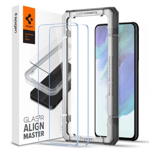 Spigen AlignMaster Glas.tr Samsung Galaxy S21 FE [2 PACK]