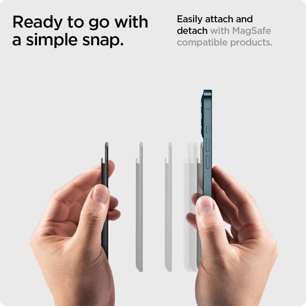 Etui na karty MagSafe Spigen Valentinus Universal Magnetic Card Holder Black - 10