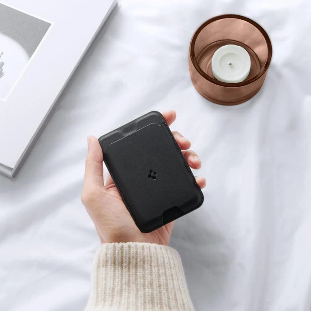 Etui na karty MagSafe Spigen Valentinus Universal Magnetic Card Holder Black - 15