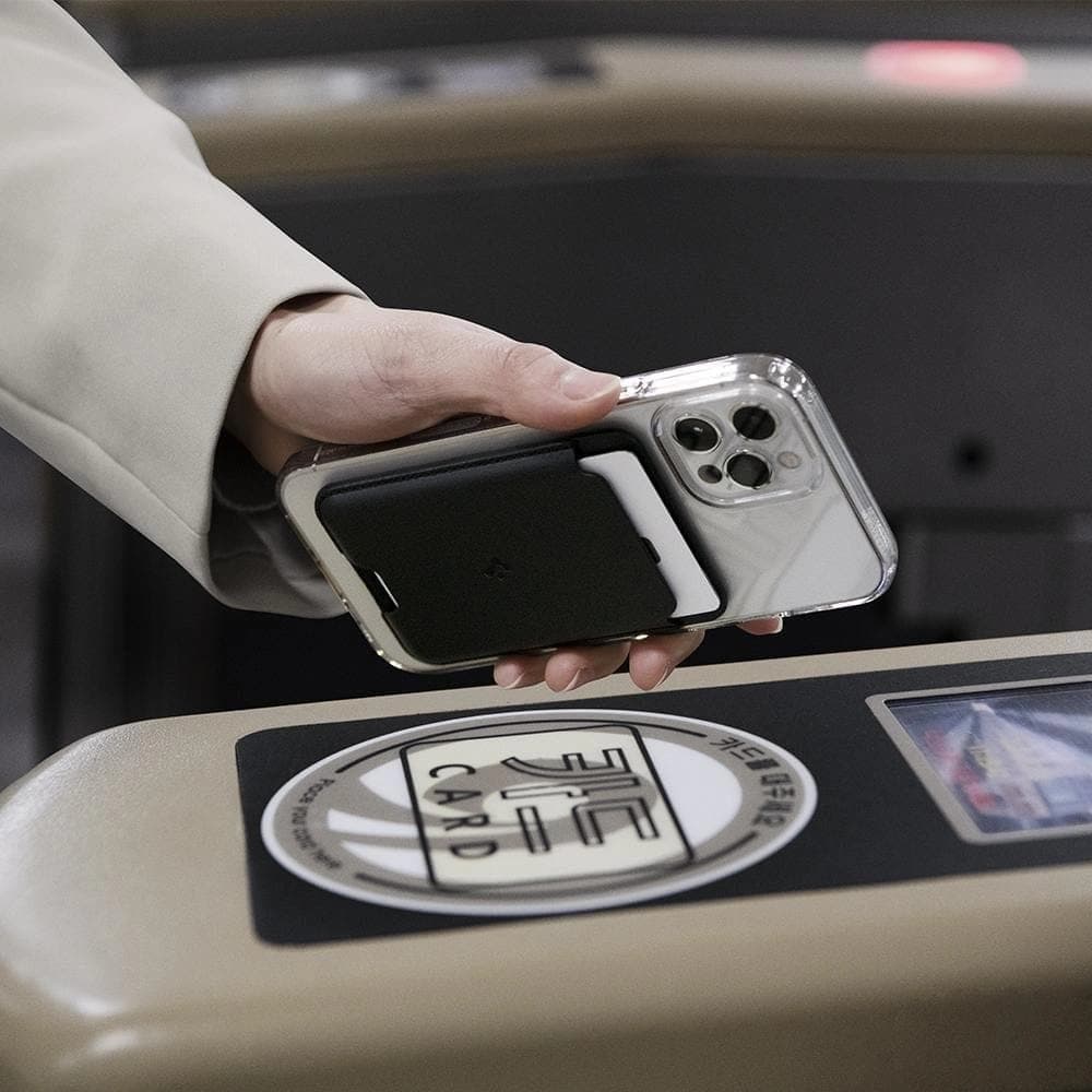 Etui na karty MagSafe Spigen Valentinus Universal Magnetic Card Holder Black - 19