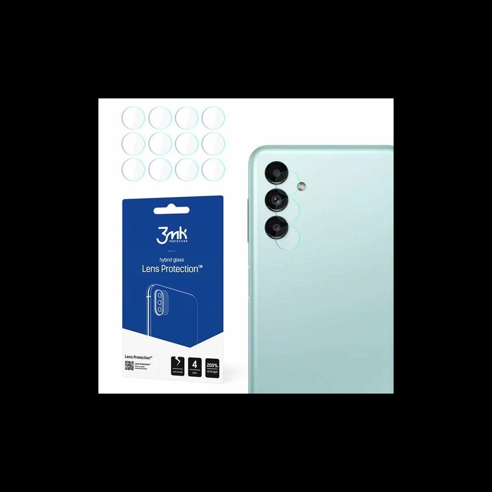 Szkło hybrydowe na obiektyw aparatu 3MK Lens Protection Samsung Galaxy A13 5G [4 PACK] - 1