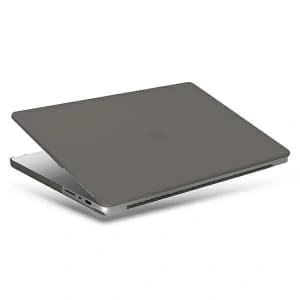 Case UNIQ Claro Apple MacBook Pro 14" 2021-2025 (M1/M2/M3/M4/M5) transparent grau/smoke matt grau